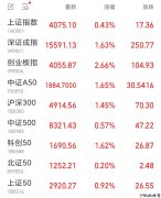 创业板指收涨2.66% CPO概念掀涨停潮